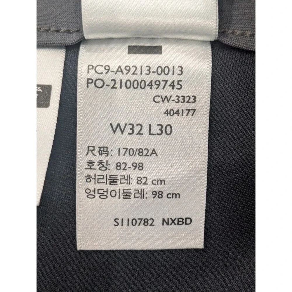 Levi's 511 Men's 32x30 Slim Fit Tech Performance Stretch Pants Gray Zip Pocket
